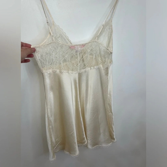 Vintage Victoria Secret Silk|| Camisole Lingerie Baby Doll Open Blouse. - Picture 8 of 10